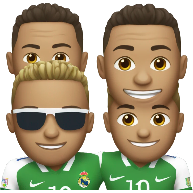 Neymar avec cr7 emoji