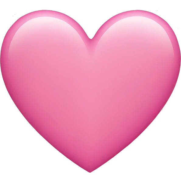 Pink heart emoji