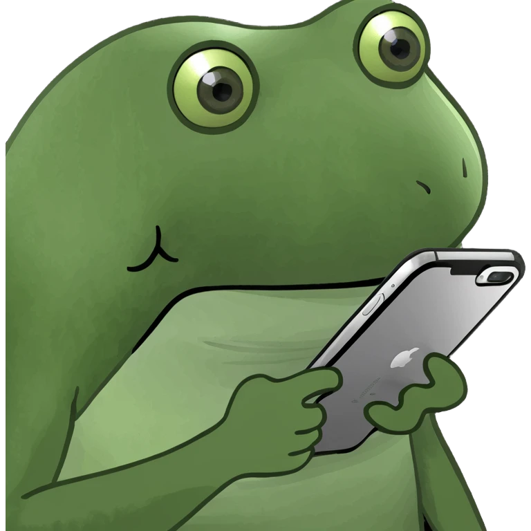 scrolling on phone emoji