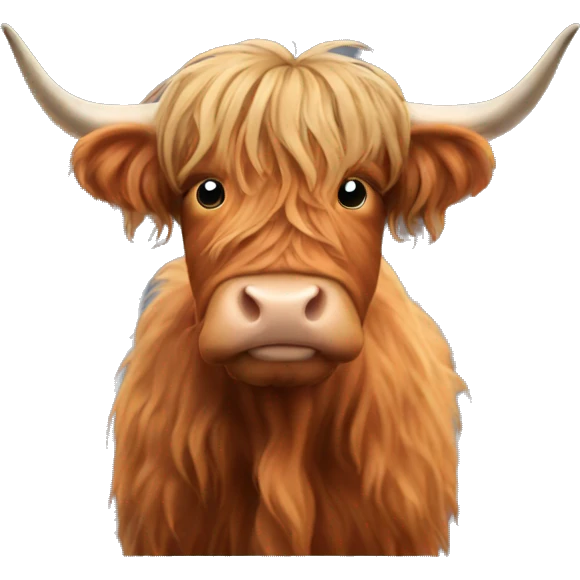 highland cow emoji