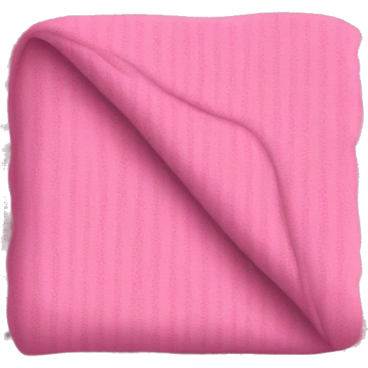 pink blanket emoji