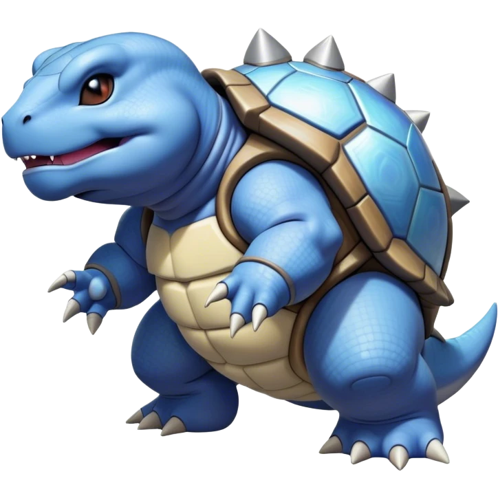 First Edition Shadowless holographic Blastoise emoji