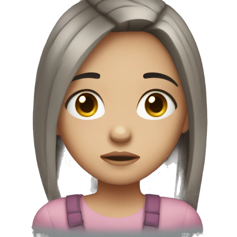 Girl with broken heart but she don’t cry emoji