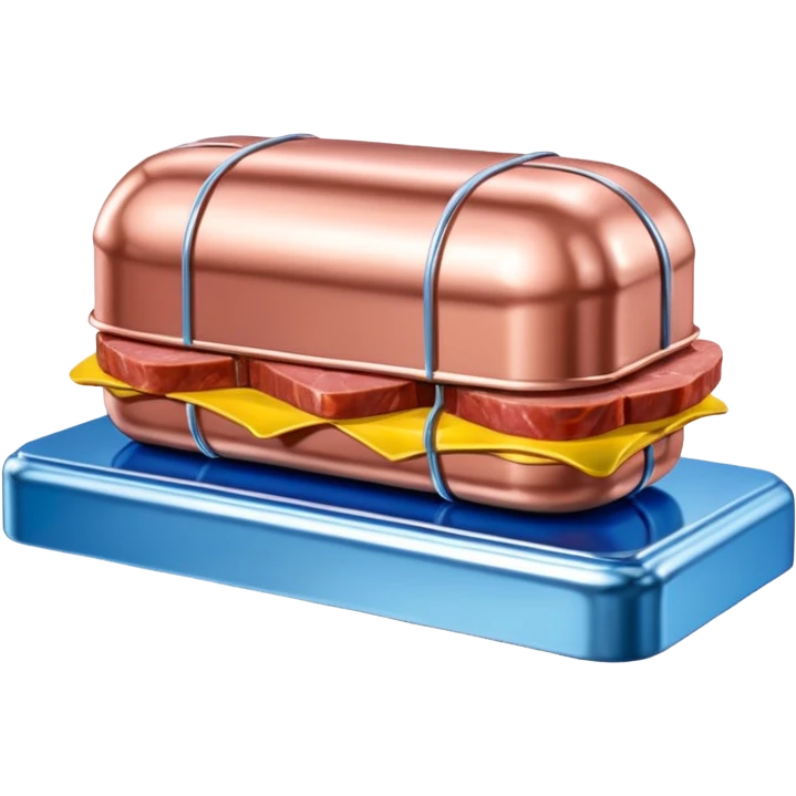  SPAM meat jeff koons style parisian sculpture arty landscape  emoji