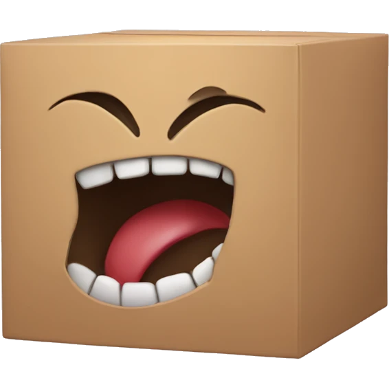 Biting Box emoji