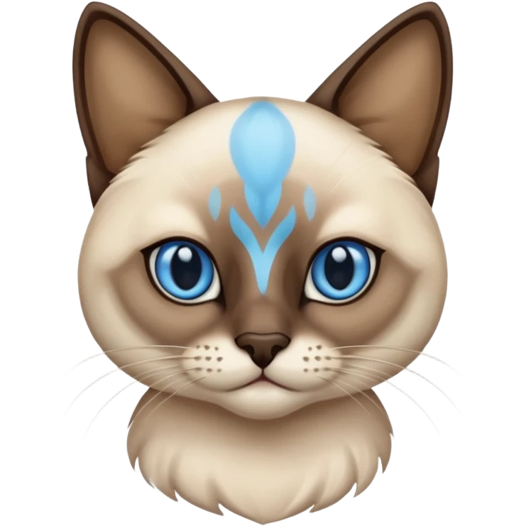 siamese cat with blue eyes emoji