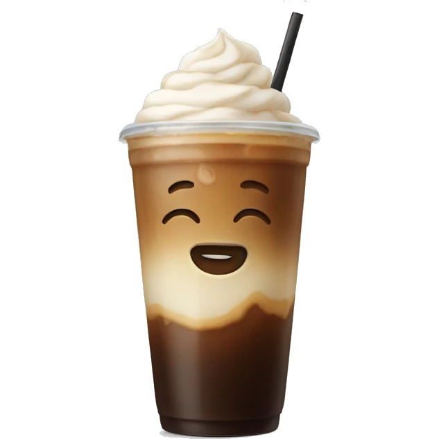 Iced coffee emoji