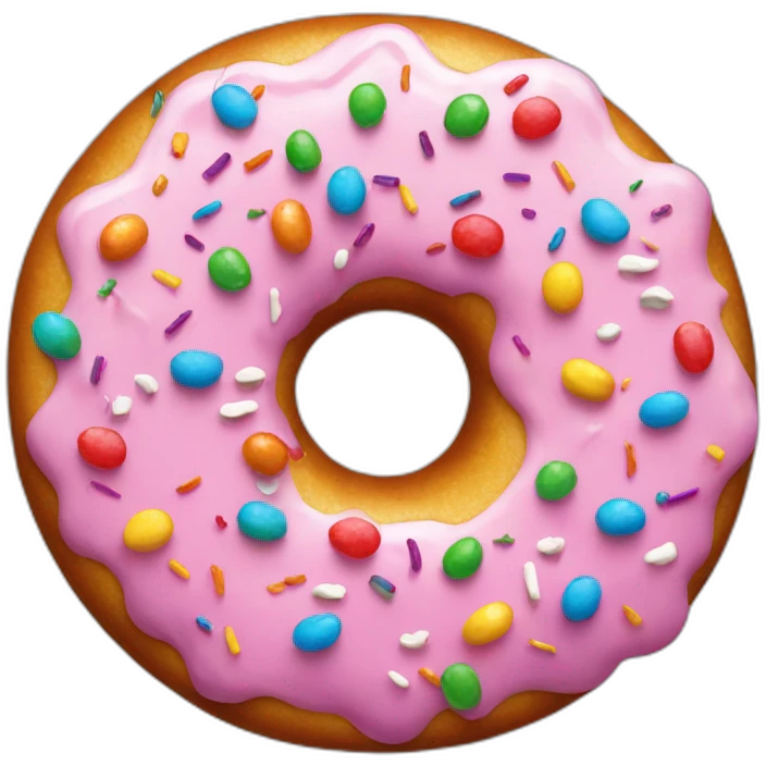 rainbow sprinkles donut emoji