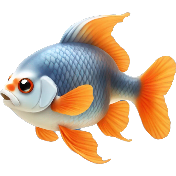 Oranda fish emoji