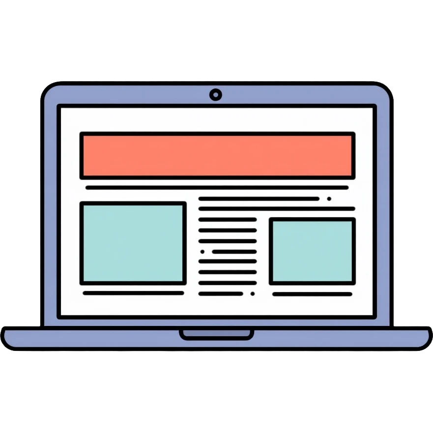 News website showing latest articles and headlines emoji