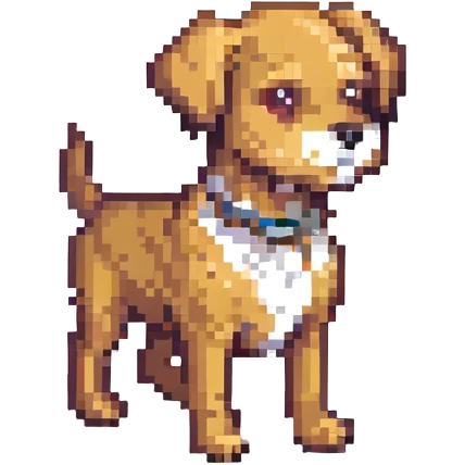 playful dog emoji