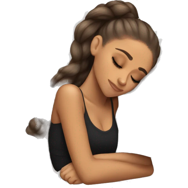 Ariana Grande sleeping emoji