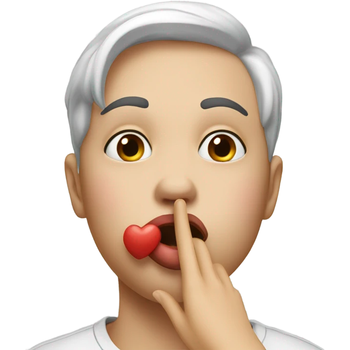 blowing a kiss  emoji
