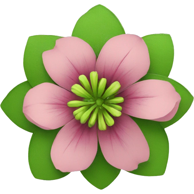greenthread flower emoji