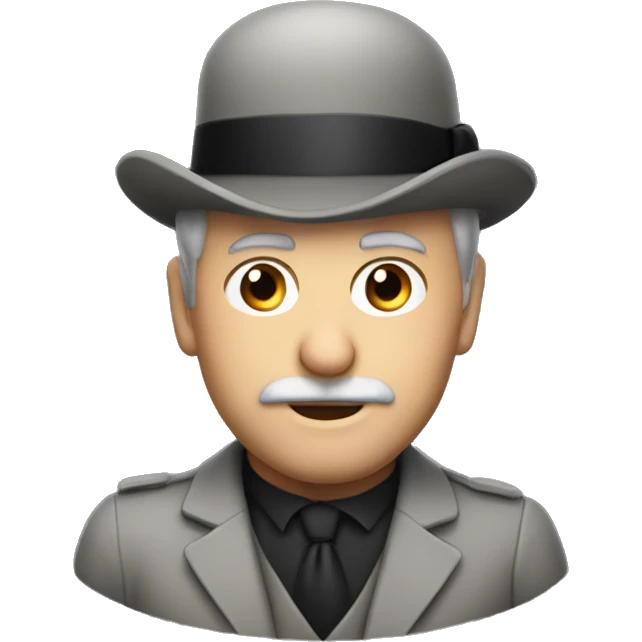 Graeme Lee Main in a bowler hat emoji