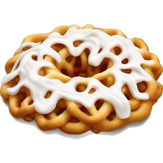 coconut funnel cake emoji