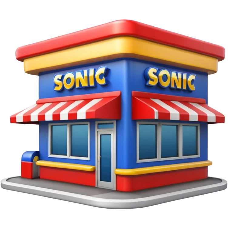 Sonic restaurant  emoji