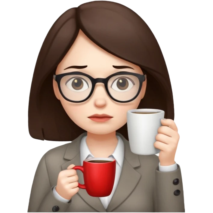 bored women office worker emoji