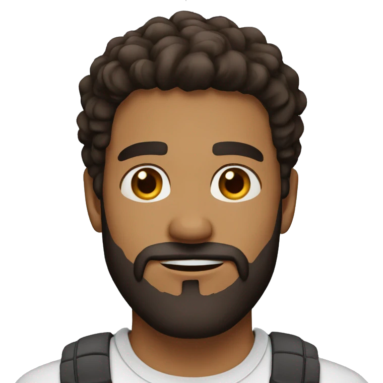 men 26age with brown eyes and beard emoji
