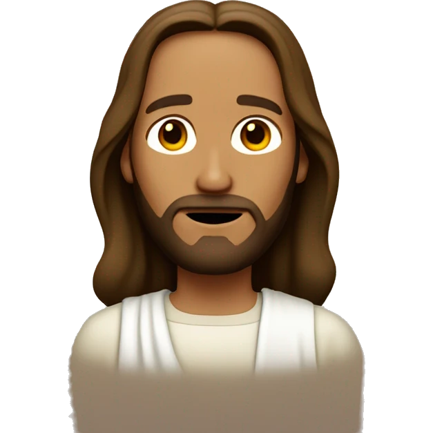 jesus without a beard emoji