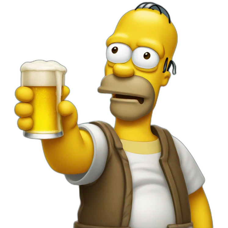 homer-simspon-with-beer emoji