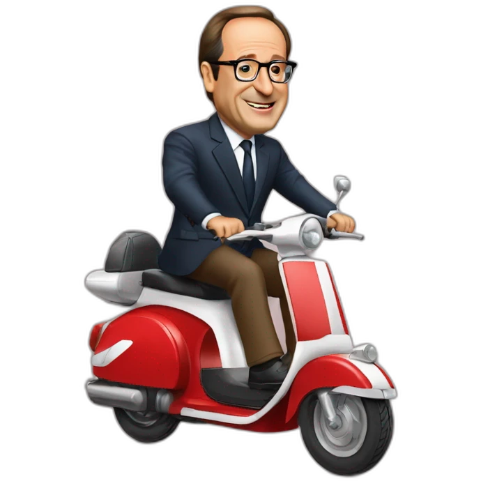 françois-hollande-sur-un-scooter emoji