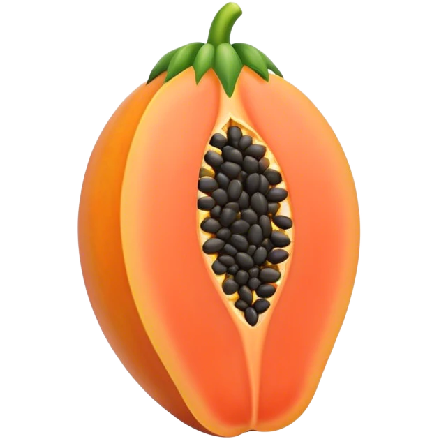 papaya emoji