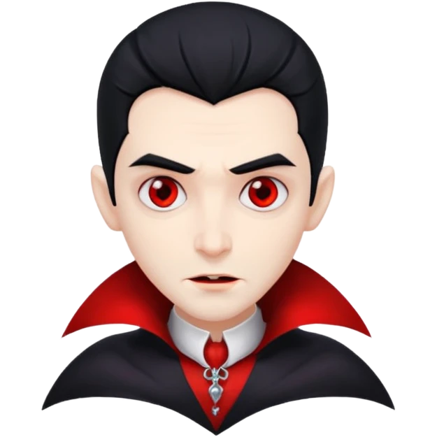 cute hide dracula no background emoji