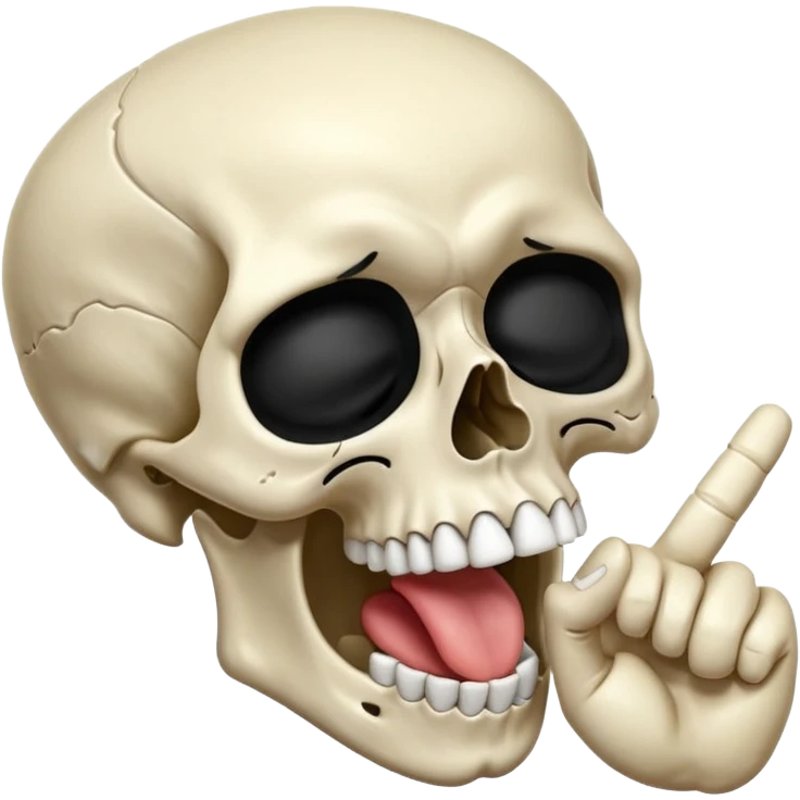 💀🥱🤫 emoji