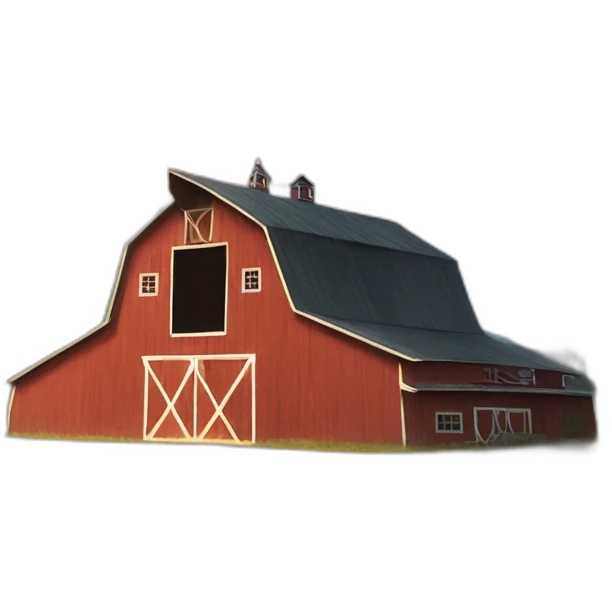 Barn lightning bolt emoji