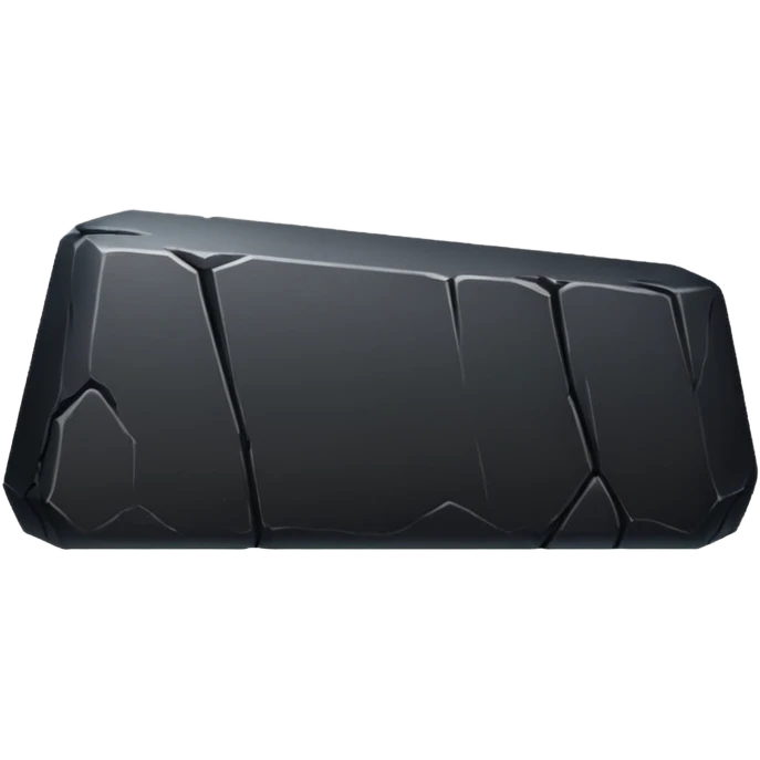Long black rock bar emoji
