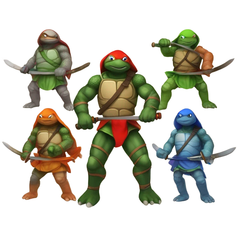 Teenage mutant ninja turtles emoji