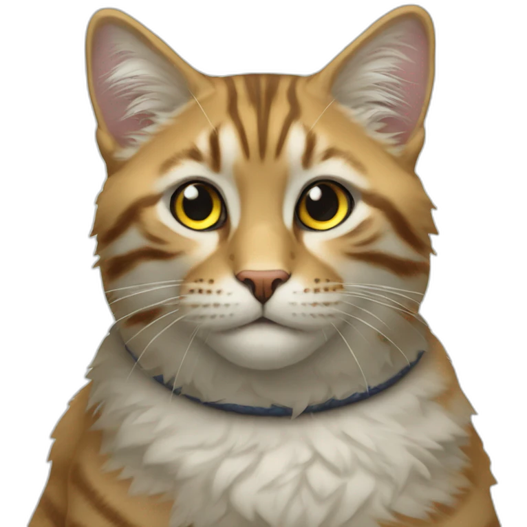 Кот, пьющий квас emoji