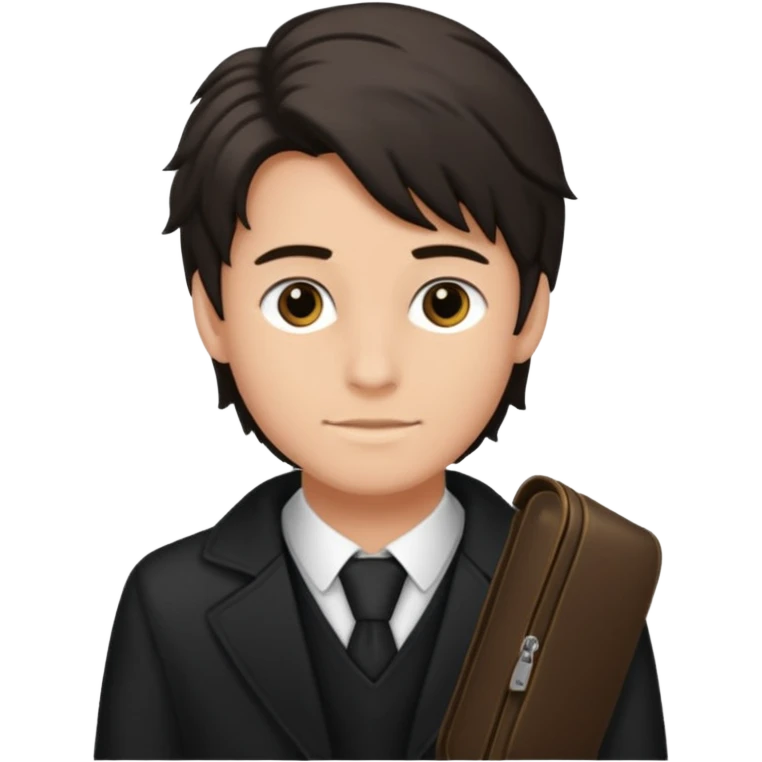 homme cheveux long attaché noir sans cheuveux dépanssant  16 ans, un peu bronzé  emoji