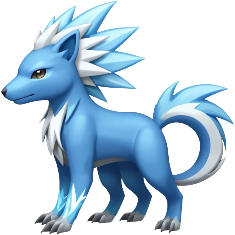 Manectric-Electrike-Amaura-Fakemon-fusion, full body emoji