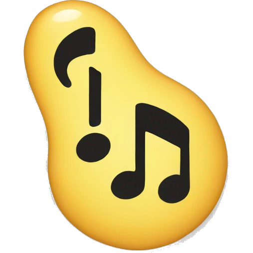 music note sticker emoji