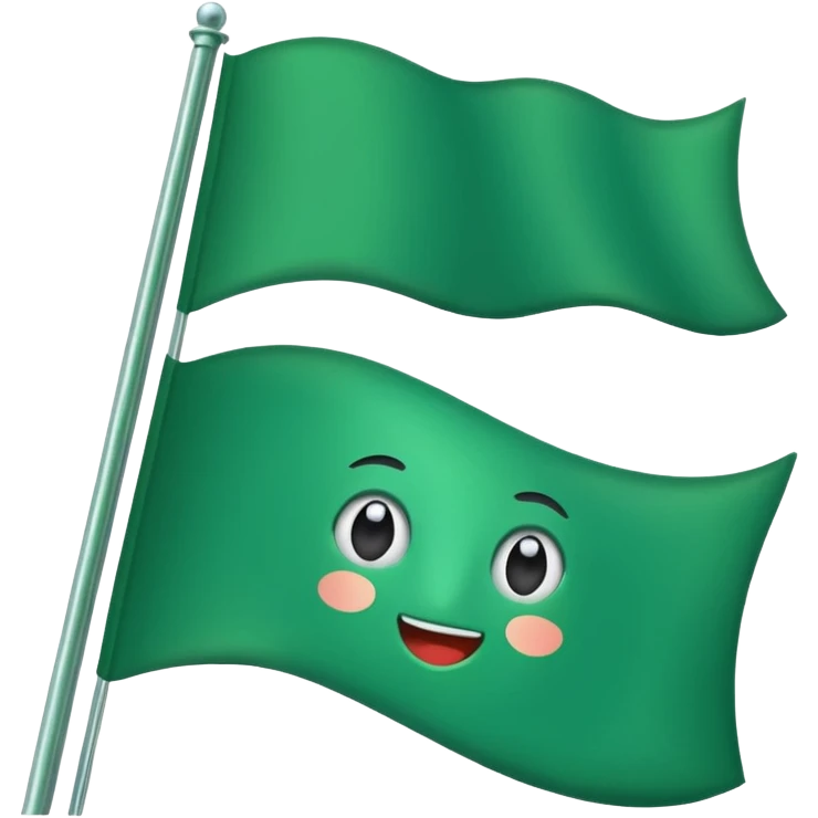 Green flag emoji