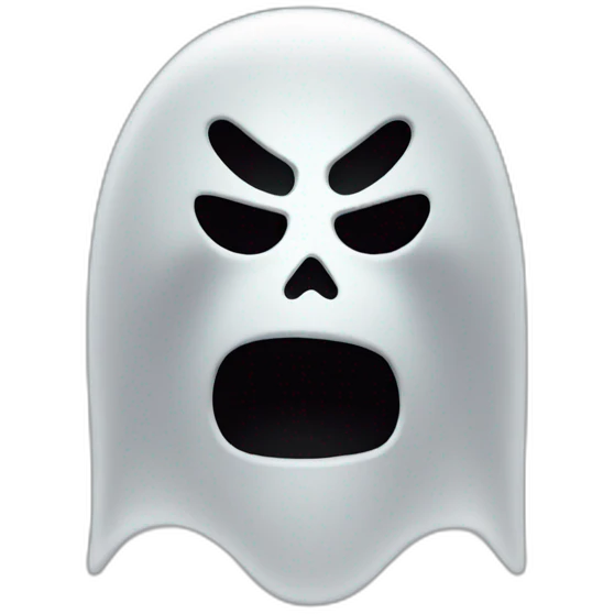 ghost face from scream emoji