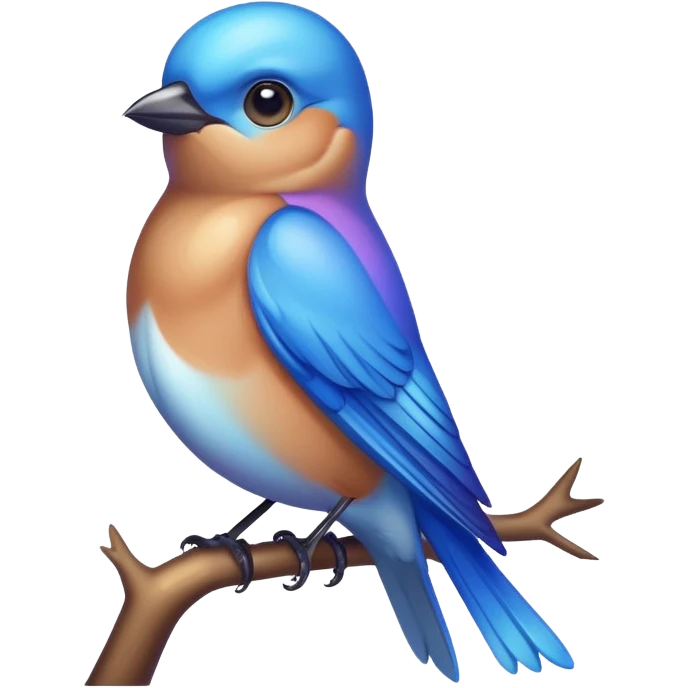 Bluebird emoji