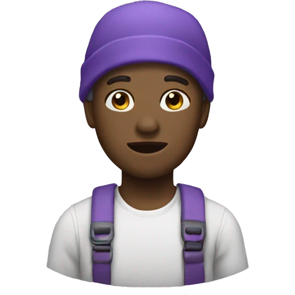 purple plae emoji