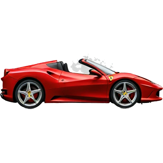 red ferrari emoji