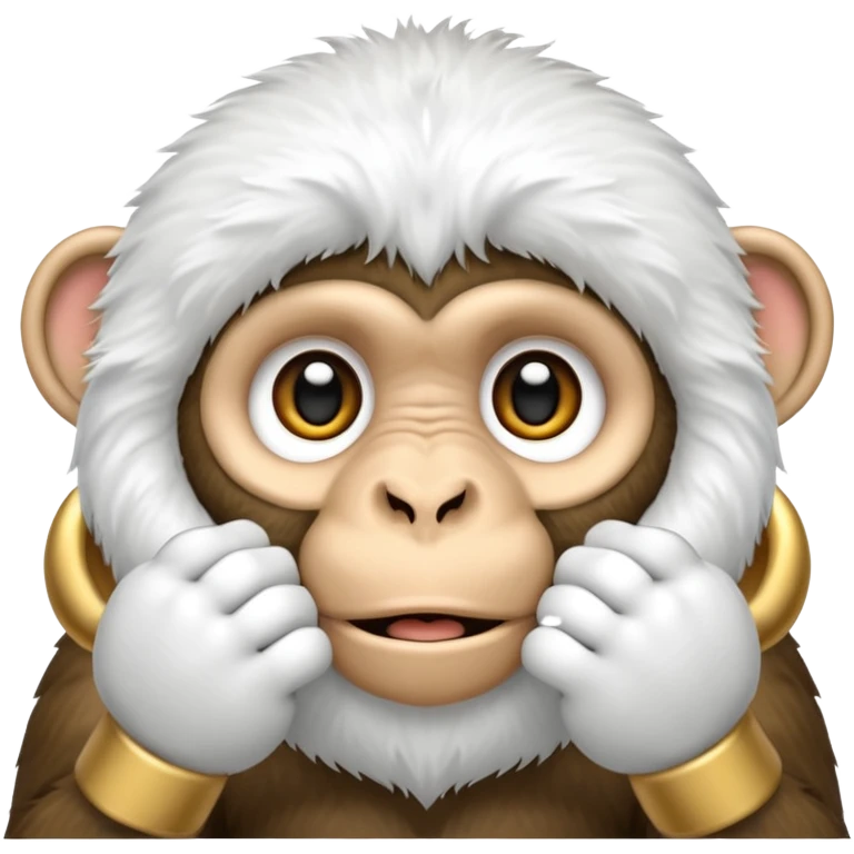 Speak no, hear no and see no evil emoji
