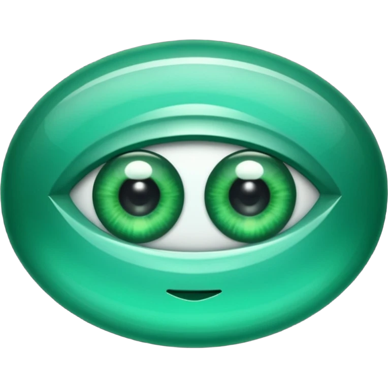 emerald stone with eyes  emoji