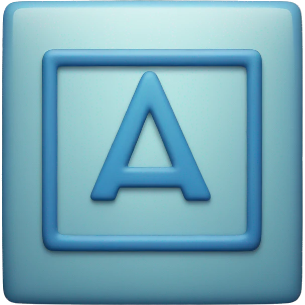 Make a blue square with a + symbol in the middle emoji
