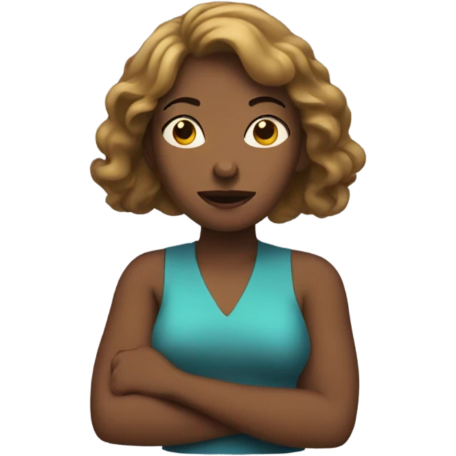 woman in shrugging pose emoji