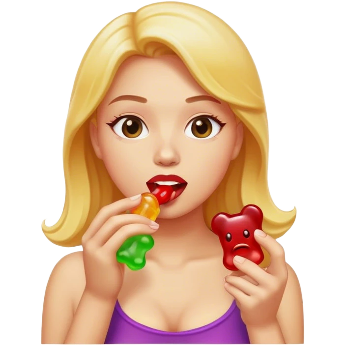 Gummies making you sexy  emoji