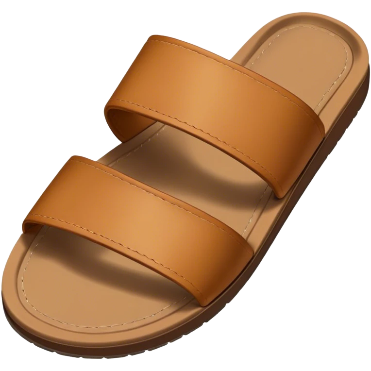 open toe male tan slide emoji