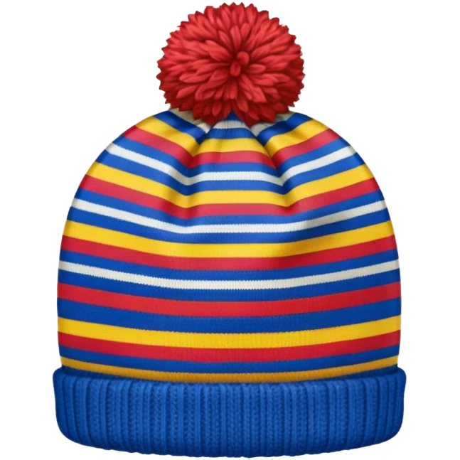 striped hat emoji