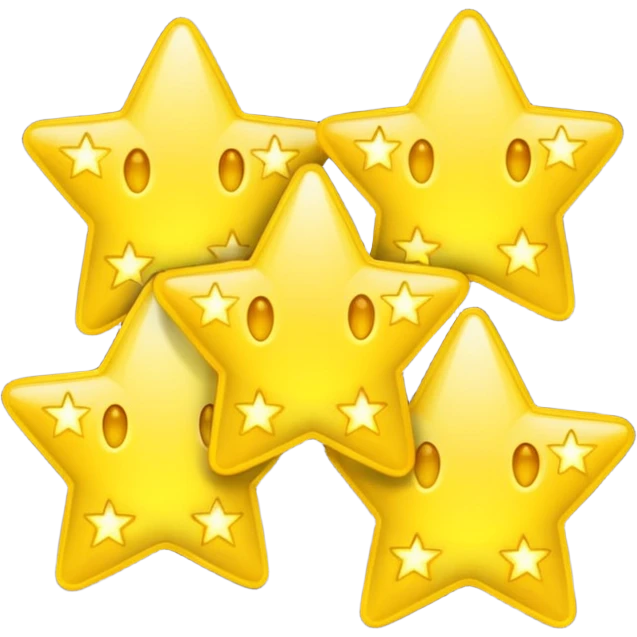 Yellow stars  emoji