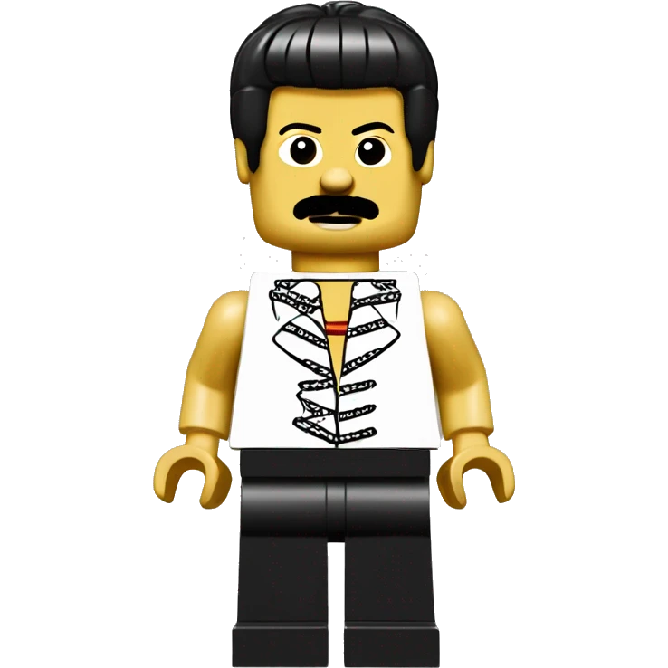 FREDDIE MERCURY lego full body emoji